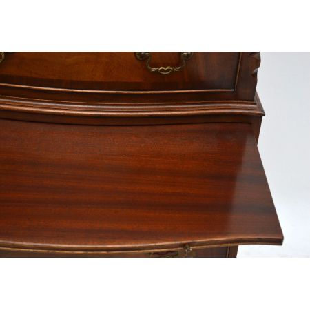 Mahagoni Tallboy Kommode antik