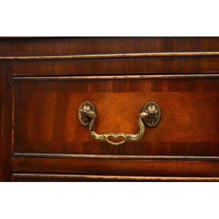 Mahagoni Tallboy Kommode antik