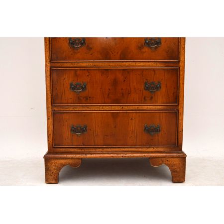 Antikes Chest on Chest Kommode aus Eibe
