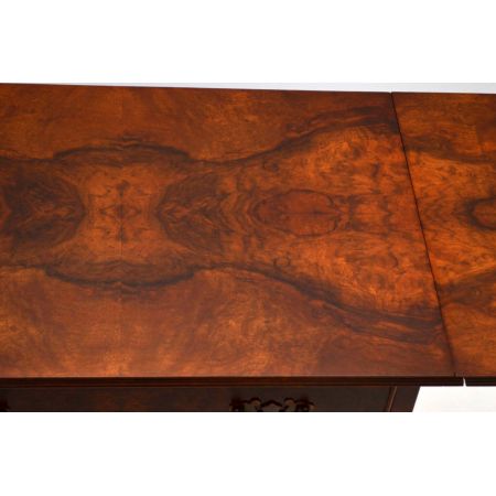Antike Burr Walnut Kommode aufklappbar
