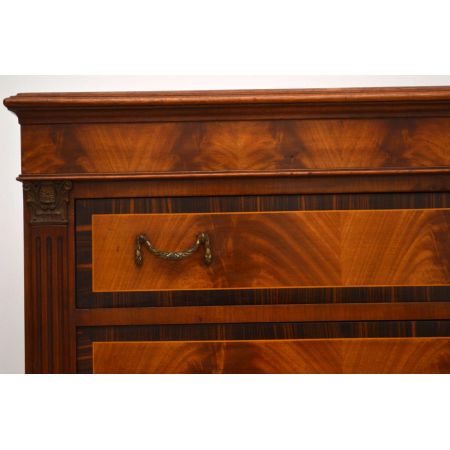 Antike Mahagoni Kommode mit Intarsien