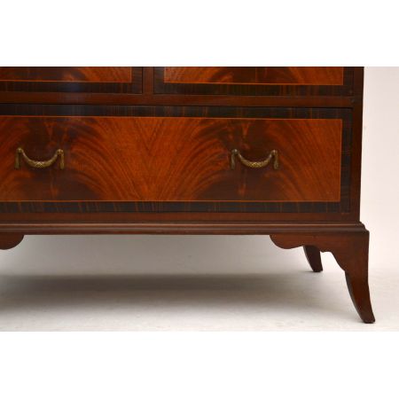 Antike Mahagoni Kommode mit Intarsien