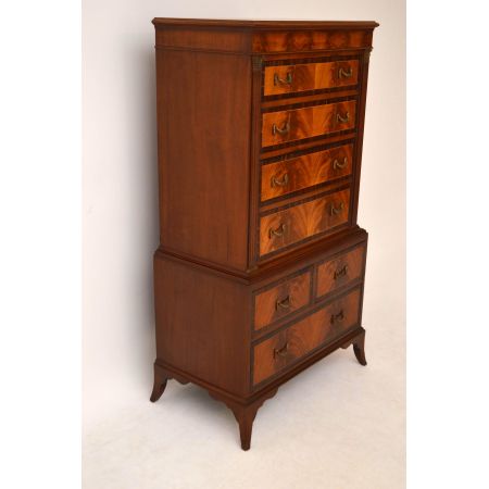 Antike Mahagoni Kommode mit Intarsien