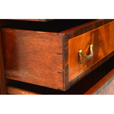 Antike Mahagoni Kommode mit Intarsien