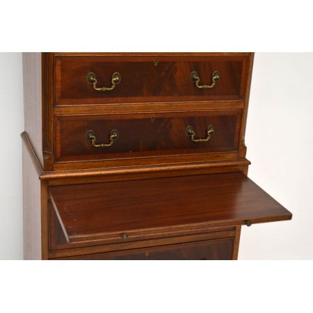 Antike Georgian Kommode Chest on Chest