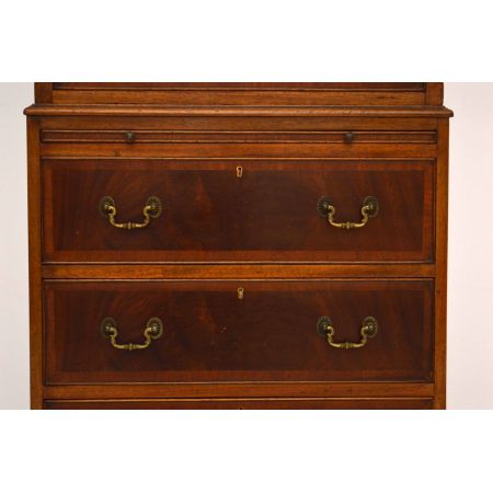 Antike Georgian Kommode Chest on Chest