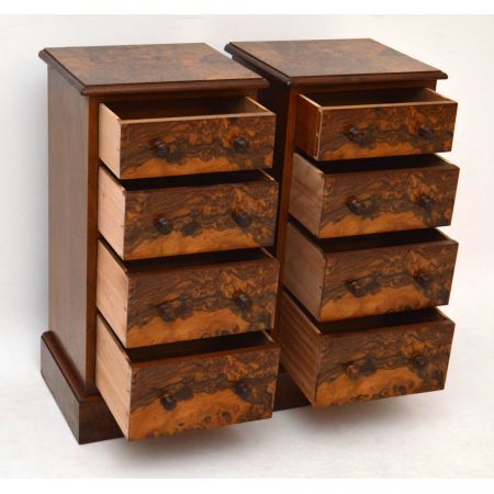 Paar rekonstruierte Nachtschränkchen Kommoden Victorian