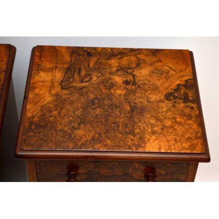 Paar rekonstruierte Nachtschränkchen Kommoden Victorian