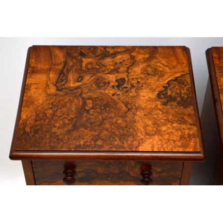 Paar rekonstruierte Nachtschränkchen Kommoden Victorian