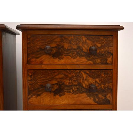 Paar rekonstruierte Nachtschränkchen Kommoden Victorian