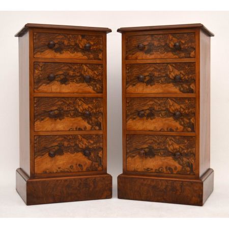 Paar rekonstruierte Nachtschränkchen Kommoden Victorian