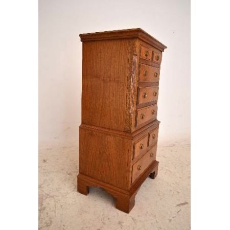 Chest on Chest Kommode ungewöhnlich in den abmessungen gut erhalten rawers