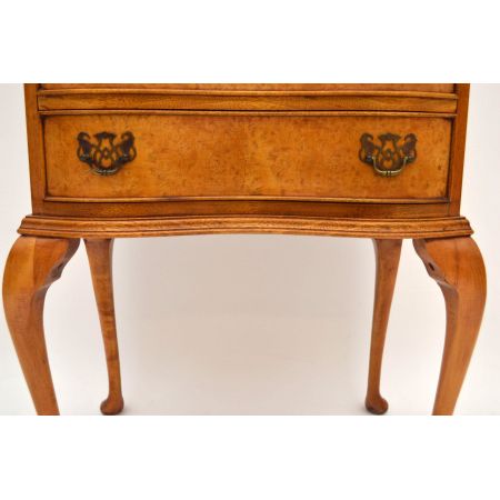 Antike Queen Anne Style Nussbaum Kommode