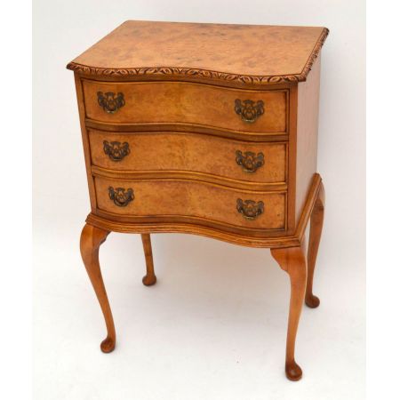 Antike Queen Anne Style Nussbaum Kommode