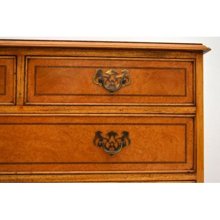 Georgian Ahorn Kommode antik