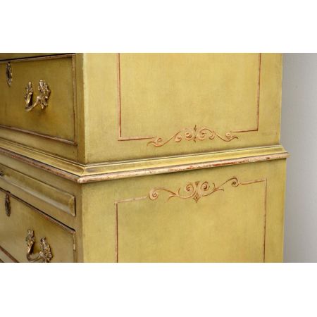 Hohe britische antike Kommode - Tallboy