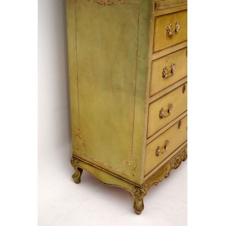 Hohe britische antike Kommode - Tallboy