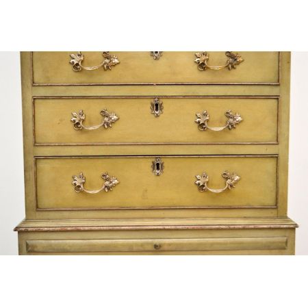 Hohe britische antike Kommode - Tallboy