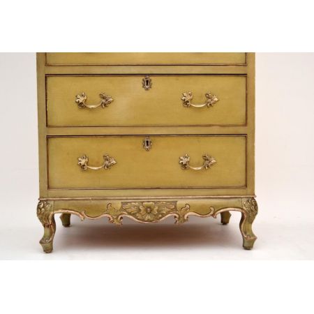 Hohe britische antike Kommode - Tallboy