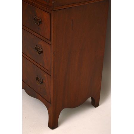 Antike Flamme Mahagoni Kommode-Tallboy