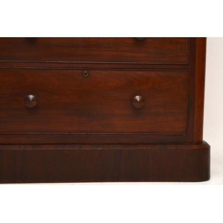 Kleine Wilhelm IV Mahagoni Kommode