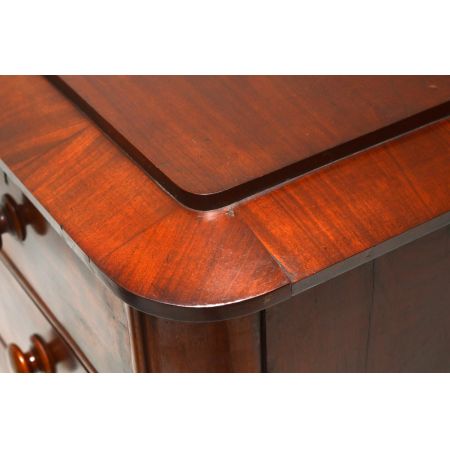 Große antike William IV Mahagoni Kommode