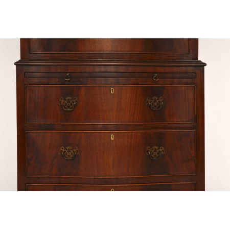 Große antike Mahagoni Kommode