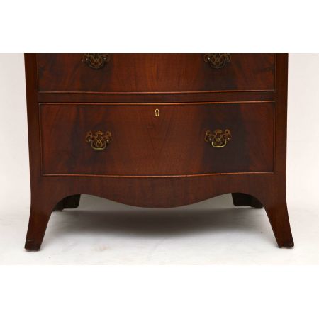 Große antike Mahagoni Kommode