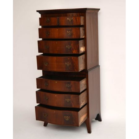 Große antike Mahagoni Kommode