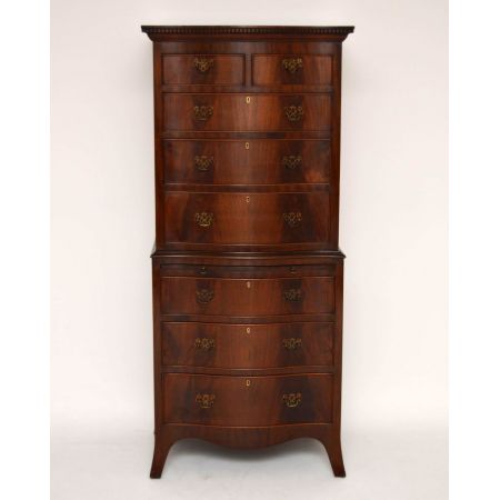 Große antike Mahagoni Kommode