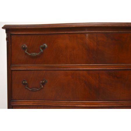 Antike Mahagoni Kommode "Serpent"