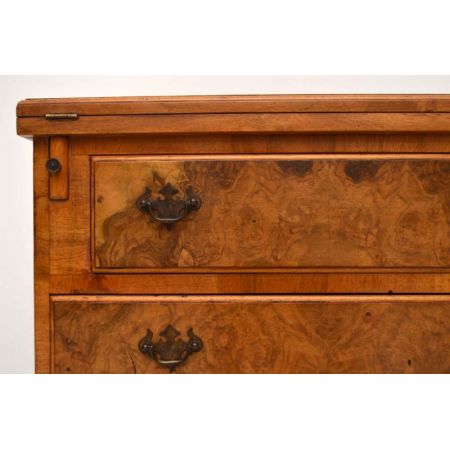 Antike Burr Walnut Bachelors Chest of Drawers