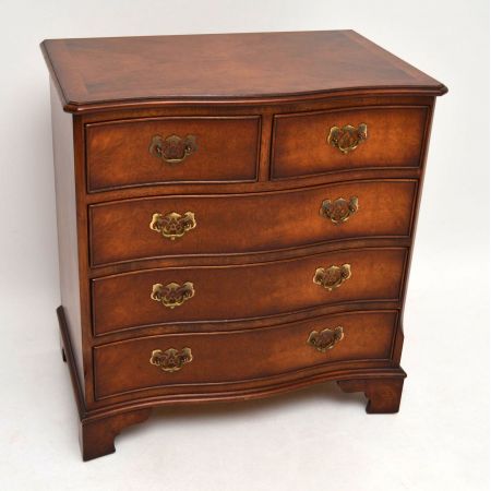 Antike Georgean Style Burr Walnut Kommode