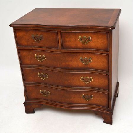 Antike Georgean Style Burr Walnut Kommode