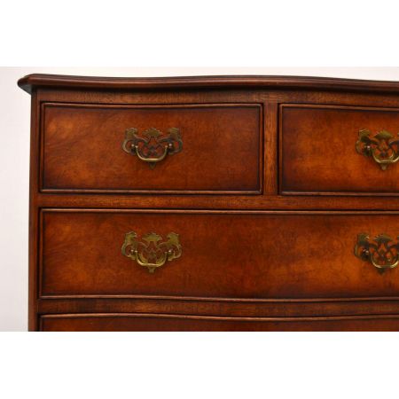 Antike Georgean Style Burr Walnut Kommode