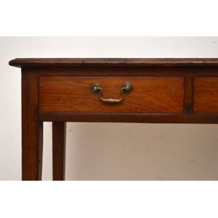 Damenschreibtisch aus mahagoni Ladies Desk mit grüner Lederplatte 