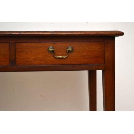 Damenschreibtisch aus mahagoni Ladies Desk mit grüner Lederplatte 