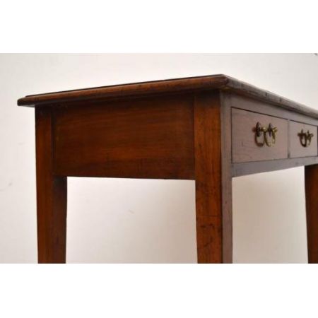 Damenschreibtisch aus mahagoni Ladies Desk mit grüner Lederplatte 