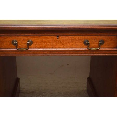 Antiker großer Schreibtisch massives Mahagoni