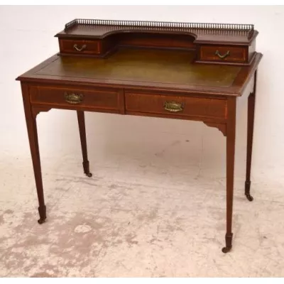 Antiker Edwardian Schreibtisch Mahagoni