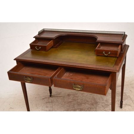 Antiker Edwardian Schreibtisch Mahagoni