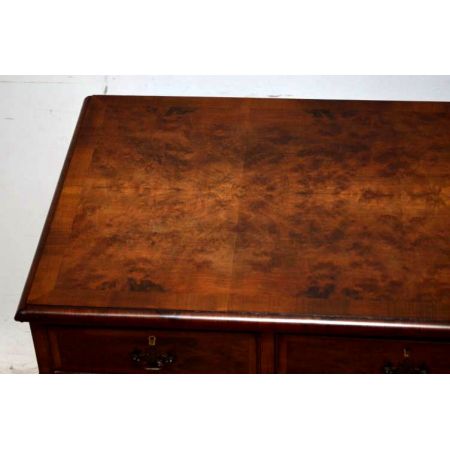 Antiker Flame Mahagoni Schreibtisch Bürotisch mit vielen Schubladen 