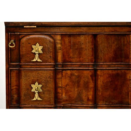 Writing Desk Wurzelnussholz Antik