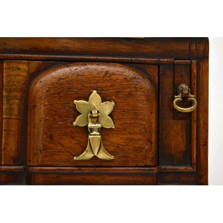 Writing Desk Wurzelnussholz Antik