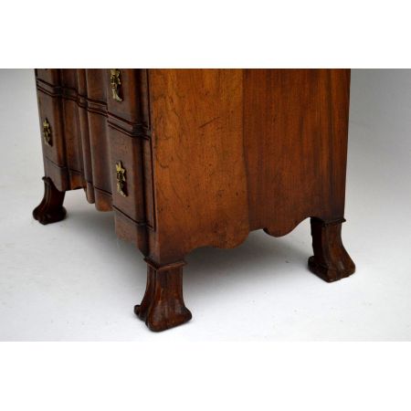 Writing Desk Wurzelnussholz Antik