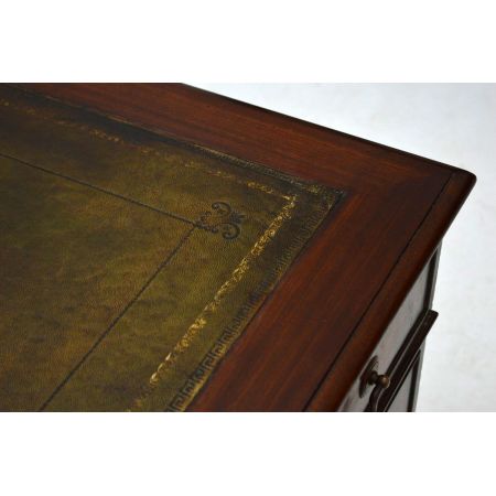 Imposanter antiker Schreibtisch Mahagoni