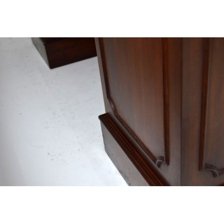 Imposanter antiker Schreibtisch Mahagoni