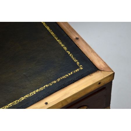 Antiker Campaign Schreibtisch