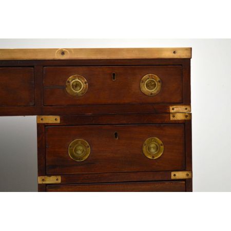 Antiker Campaign Schreibtisch