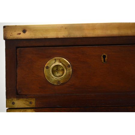 Antiker Campaign Schreibtisch